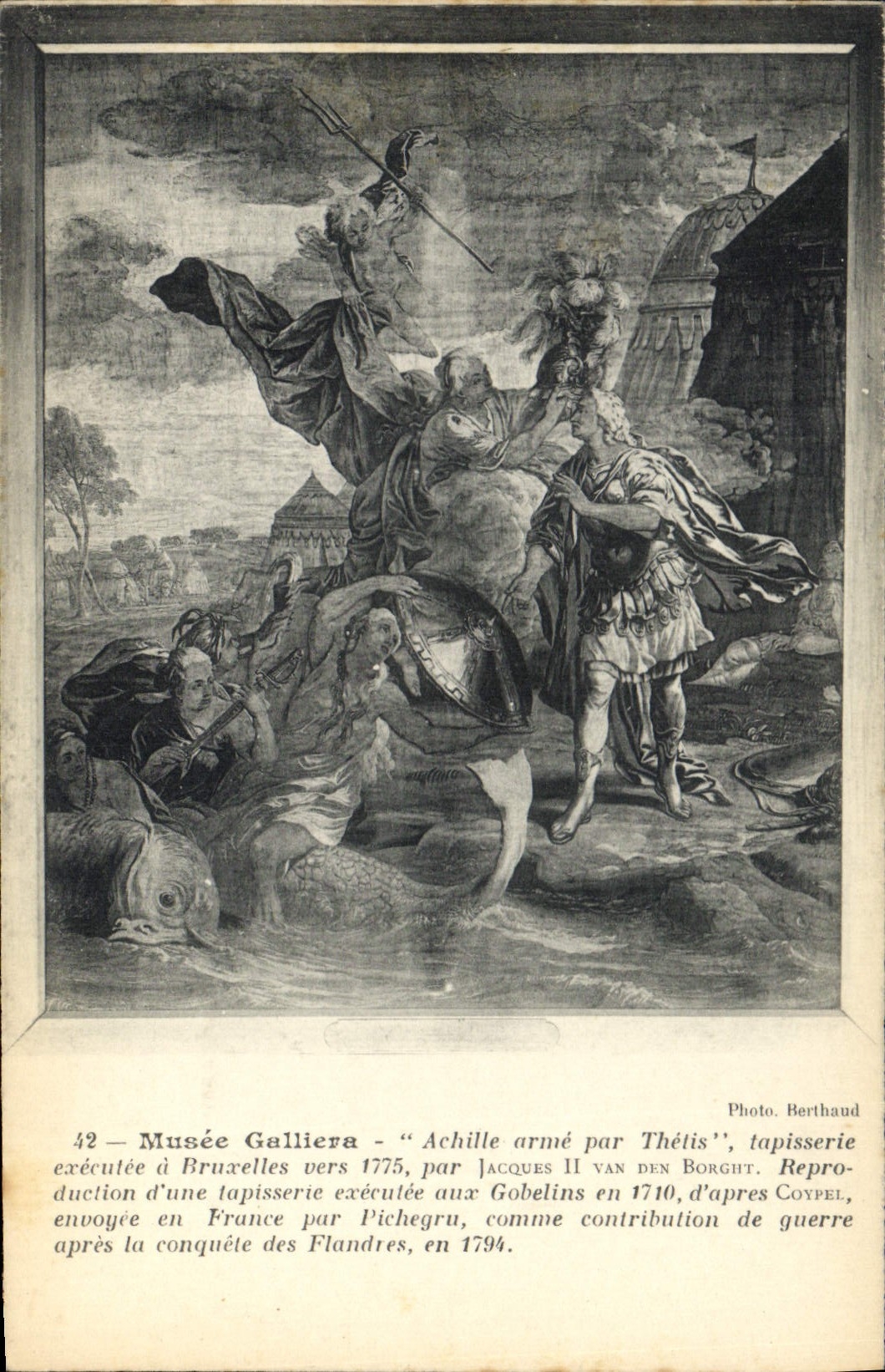 CPA Musee Galliera Achille arme par Thetis 