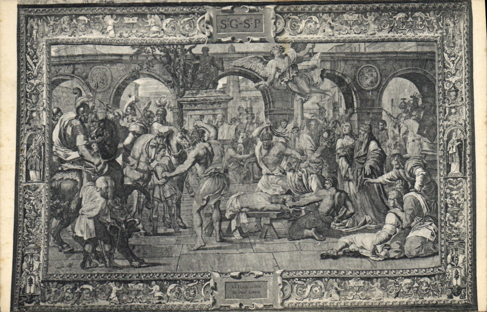 CPA Musee Galliere La Flagellation de Saint Gervais 