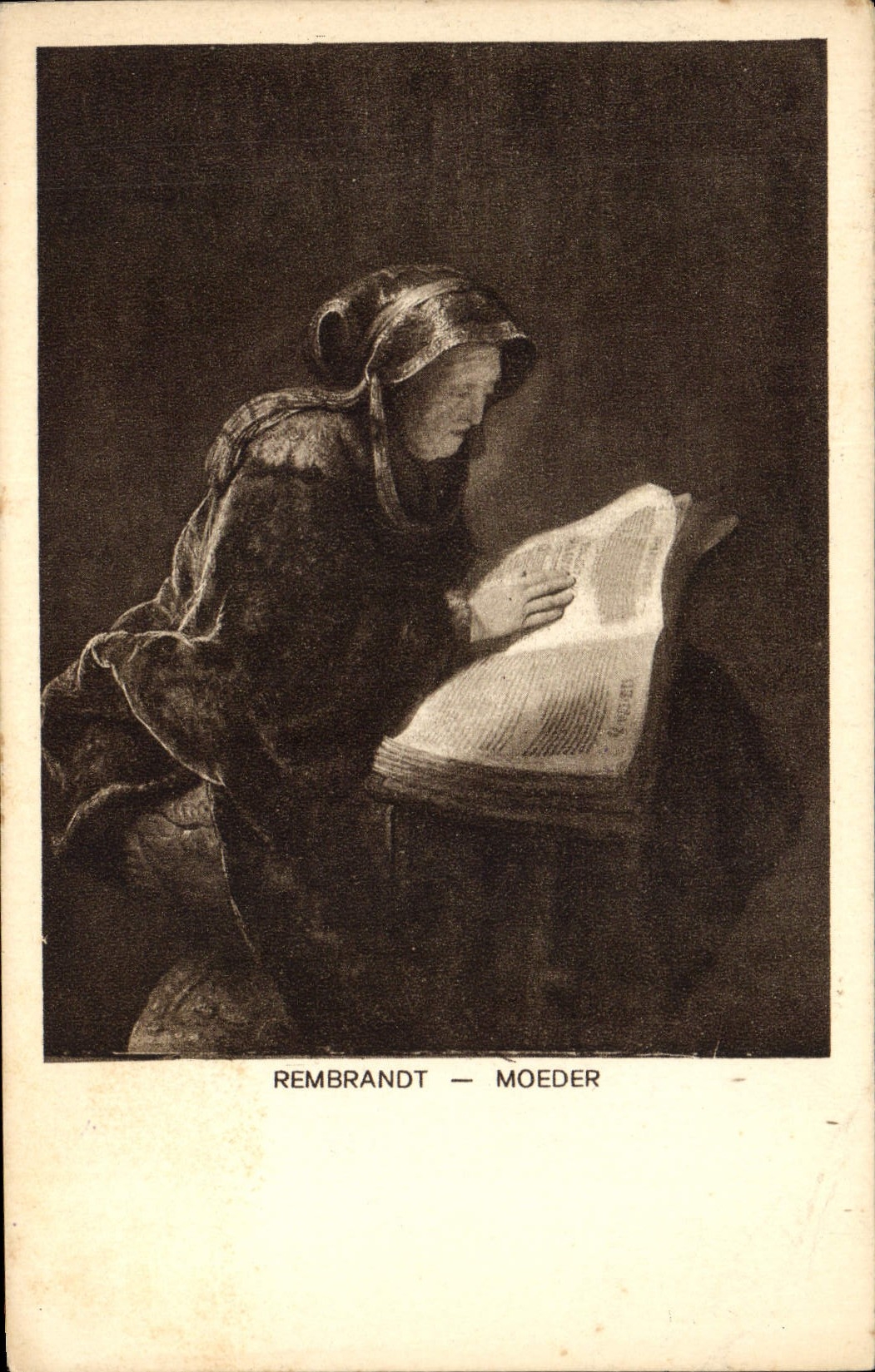 CPA Rembrandt Moeder 