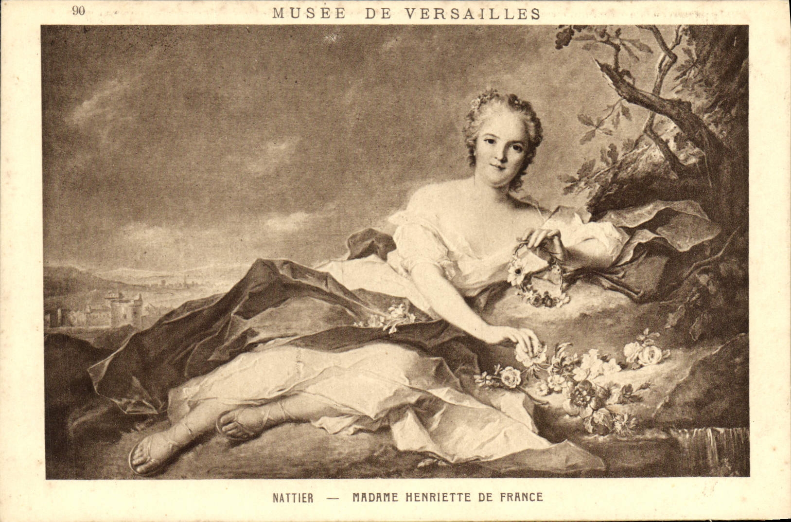 CPA Musee de Versailles Nattier Madame Henriette de France 