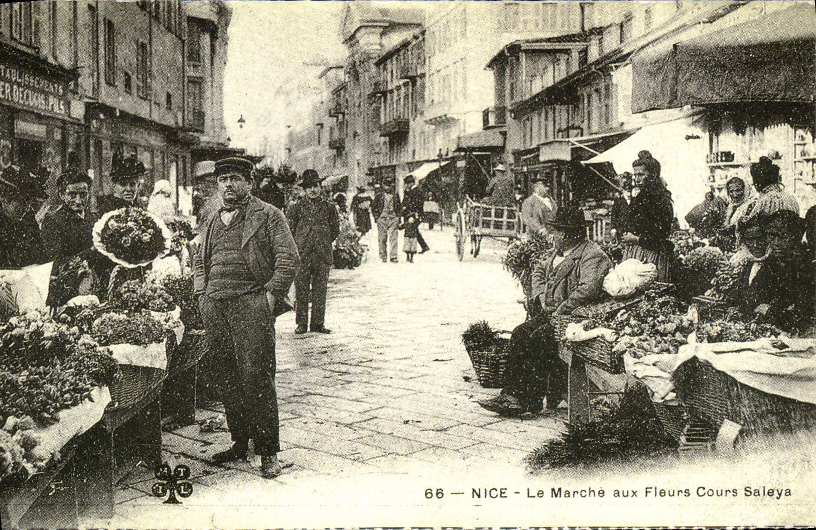 REPRO Nice Le Marche aux Fleurs Cours Saleya 