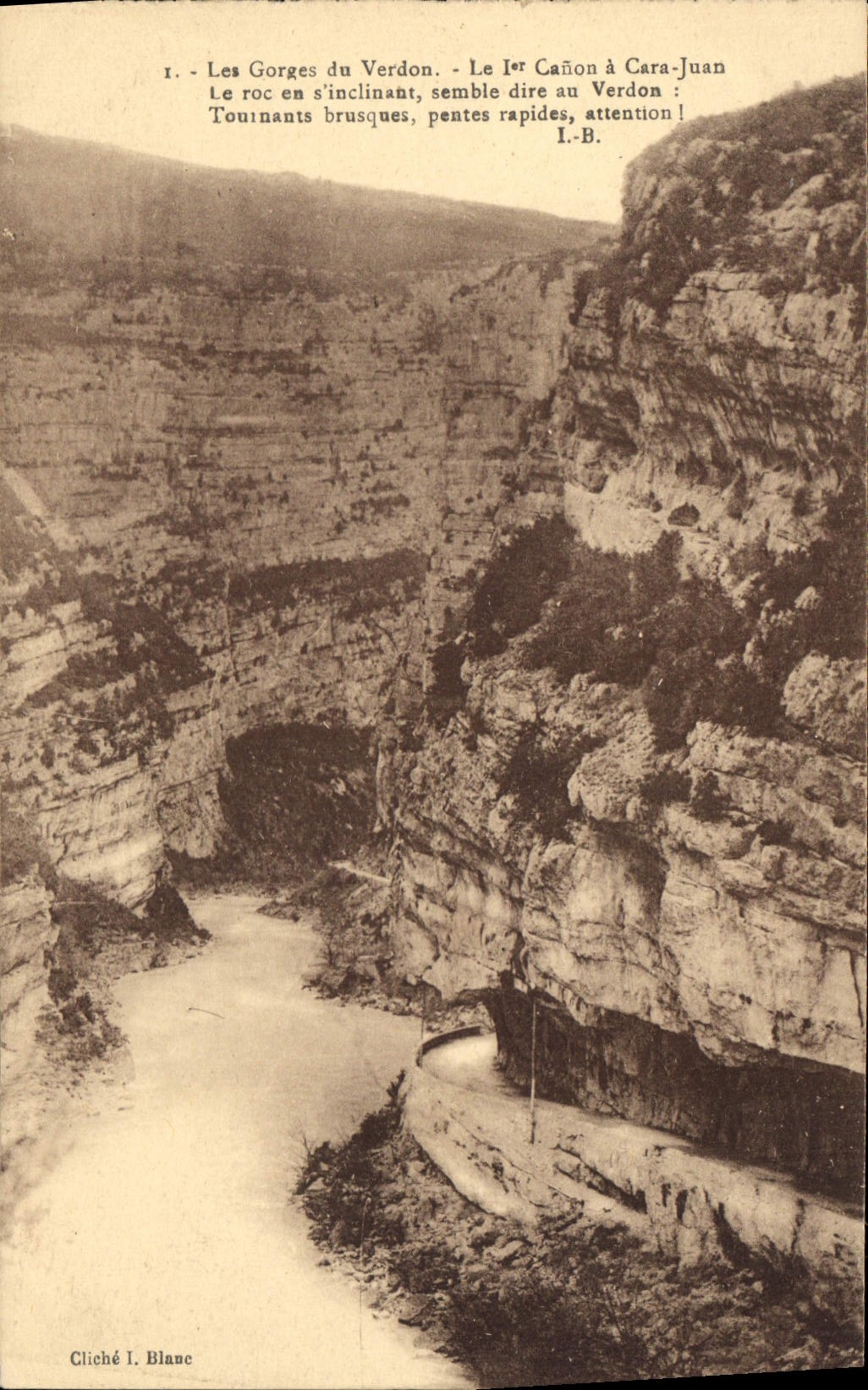 CPA Les Gorges du Verdon Le Canon a Cara Juan