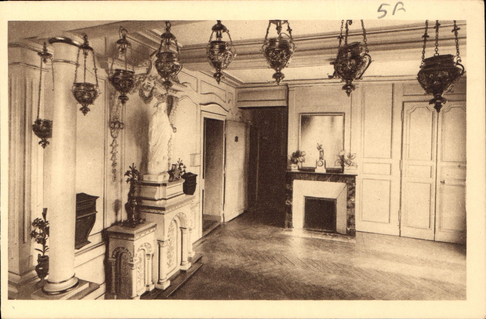 CPA Aux Buissonnets La Chambre Oratoire Vue prise de l'Alcove 