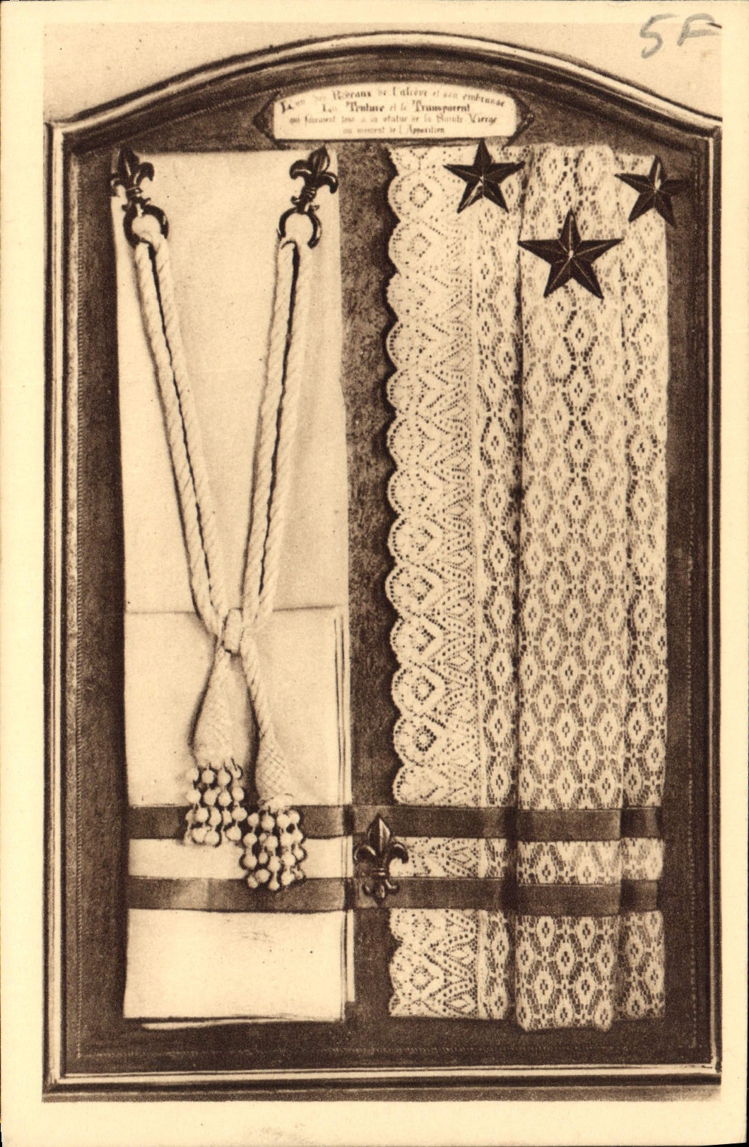 CPA Aux Buissonnets Dans la Chambre Oratoire Souvenir du temps de l'Apparition