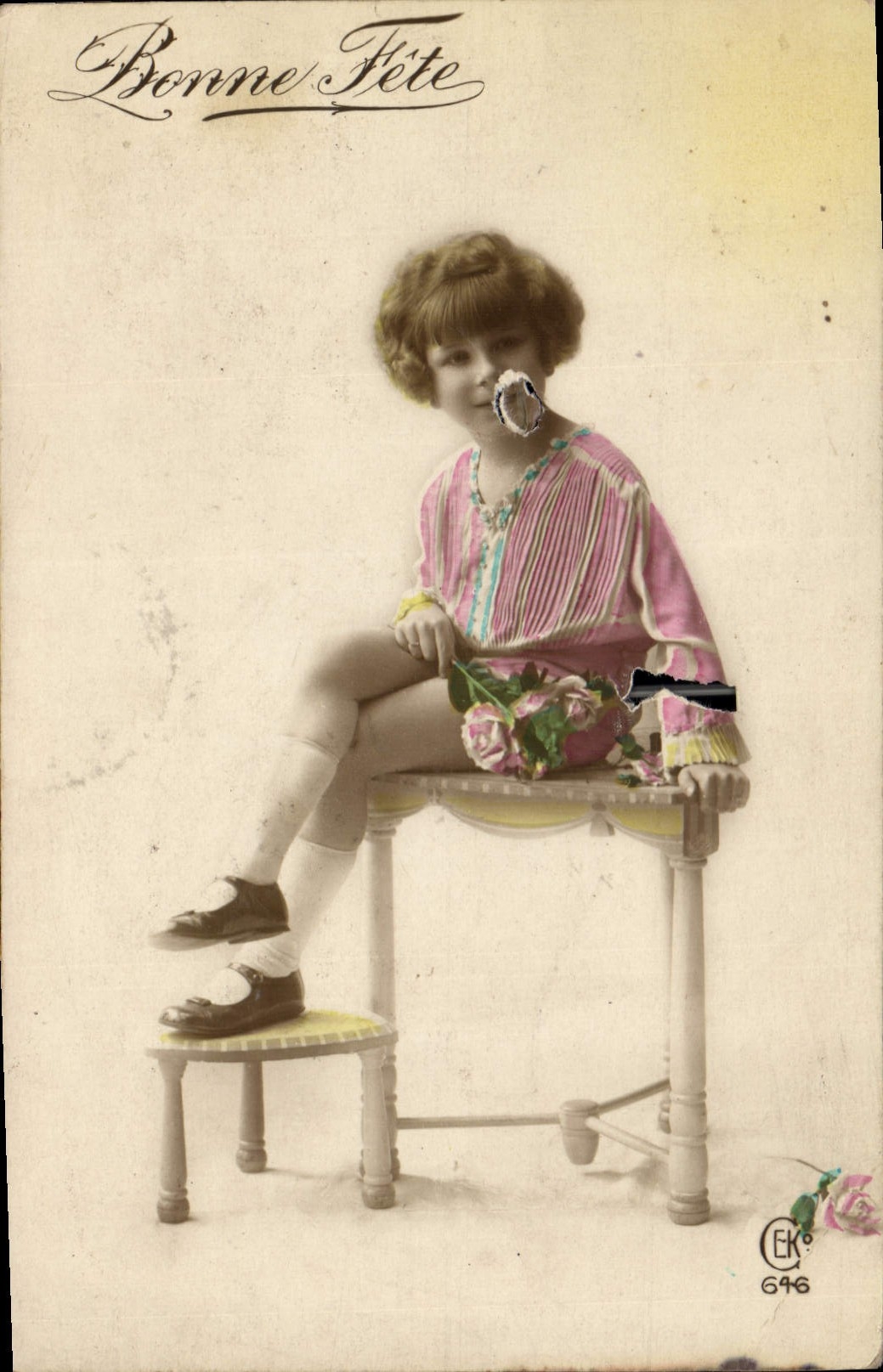 CPA Bonne Fete Enfant