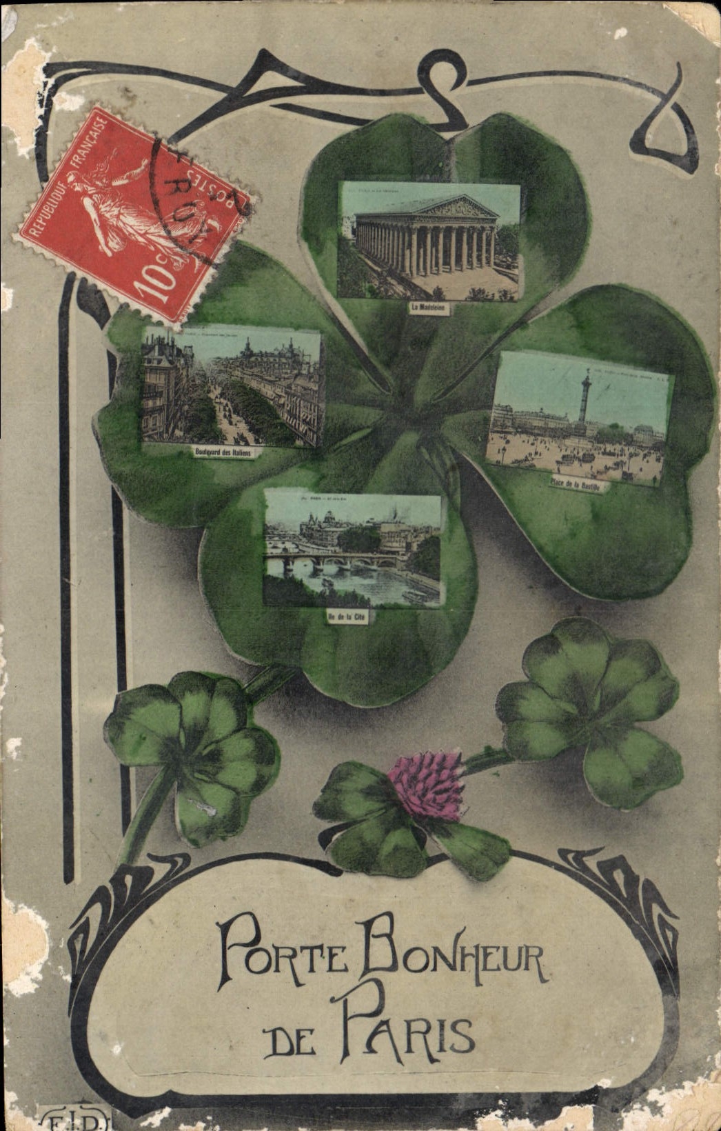 CPA Porte Bonheur de Paris 