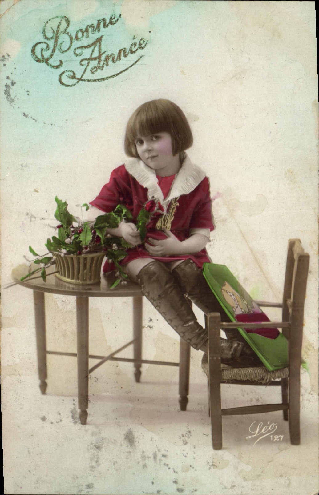 CPA Bonne Annee Enfant