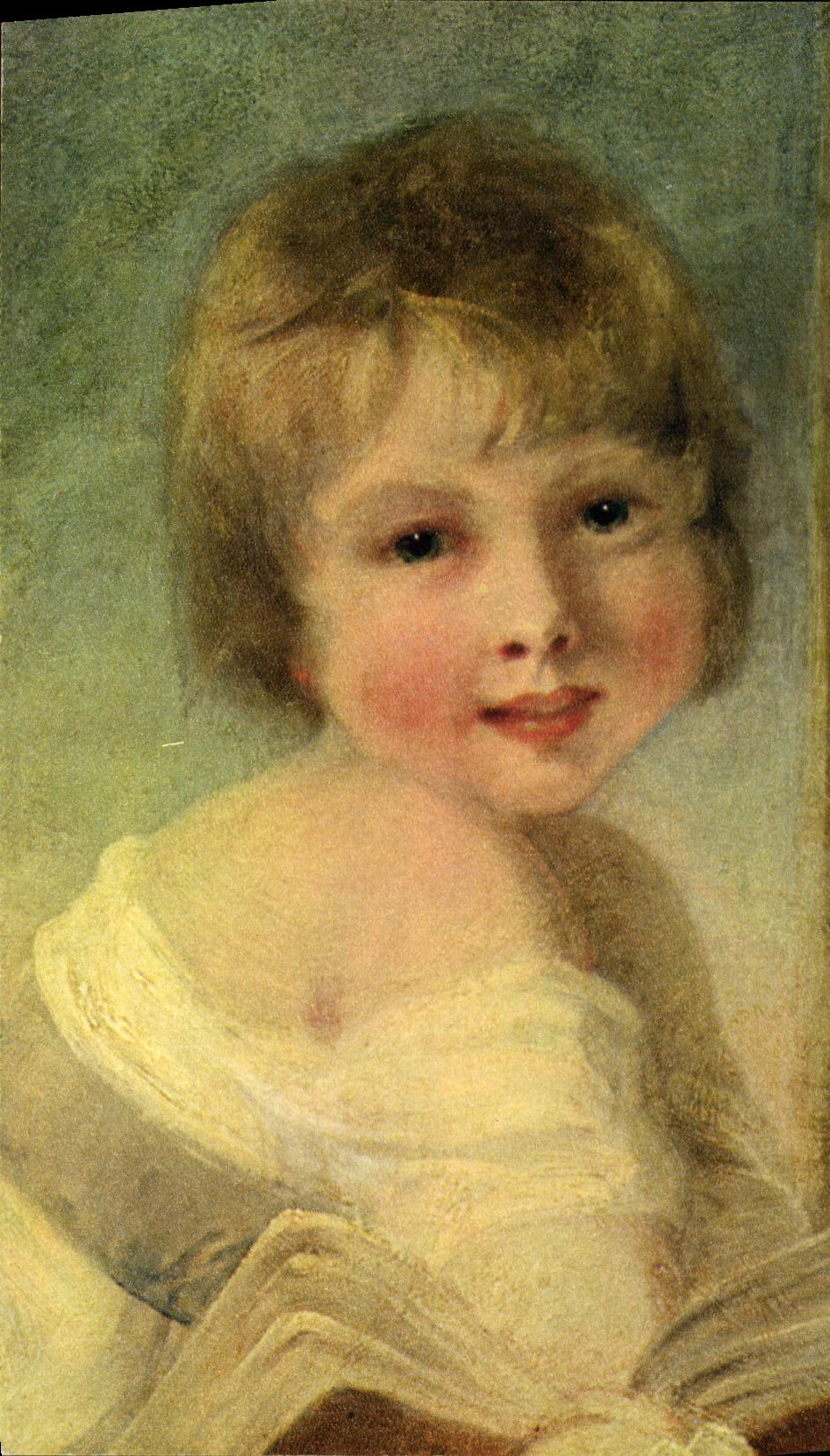 CPA Hoppner Jeune femme et enfant detail Musee du Louvre