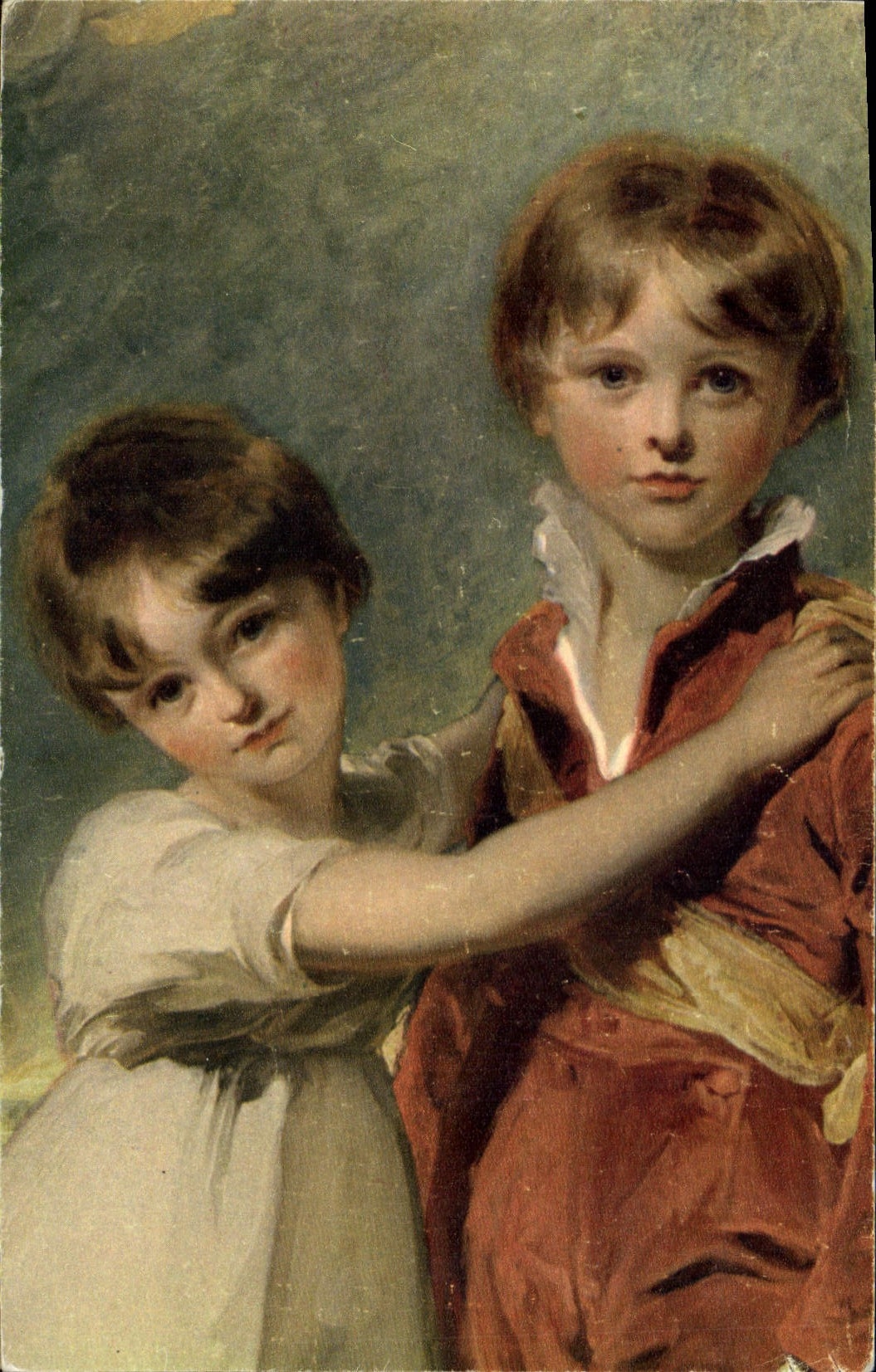 CPA Thomas Lawrence Portrait des enfants Fluyder detail Musee d'Art de Sao Paulo 
