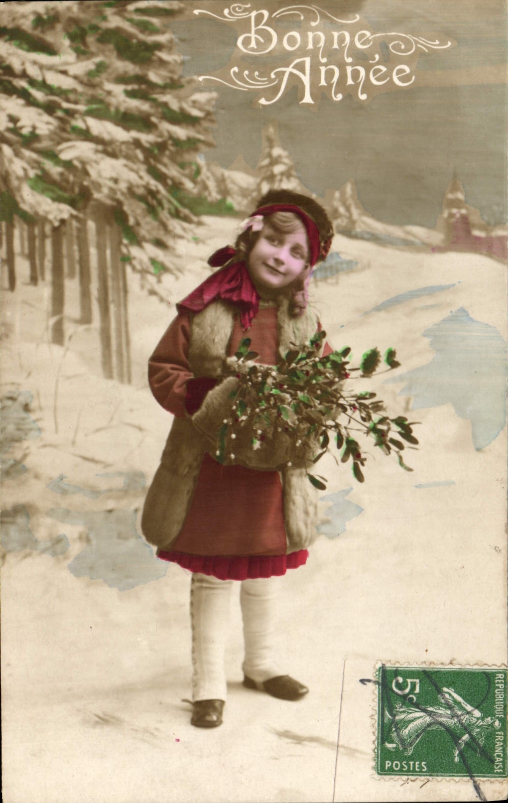 CPA Bonne Annee Enfant