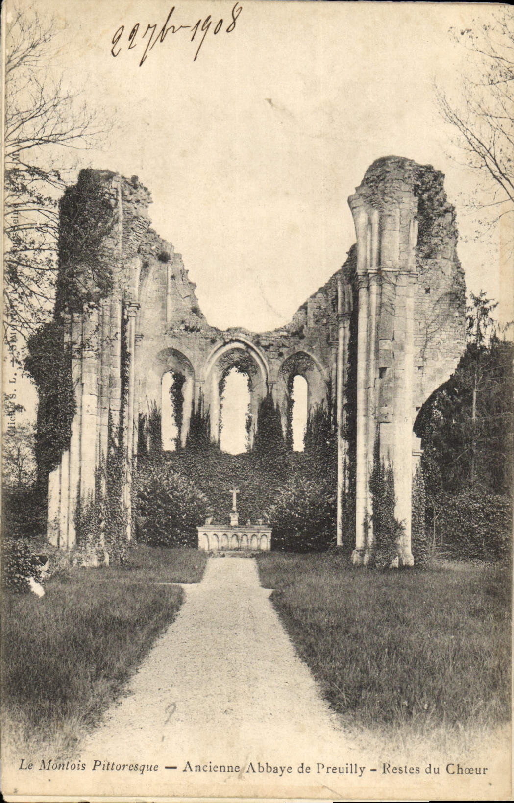 CPA Le Montois Pittoresque Ancienne Abbaye de Preuilly