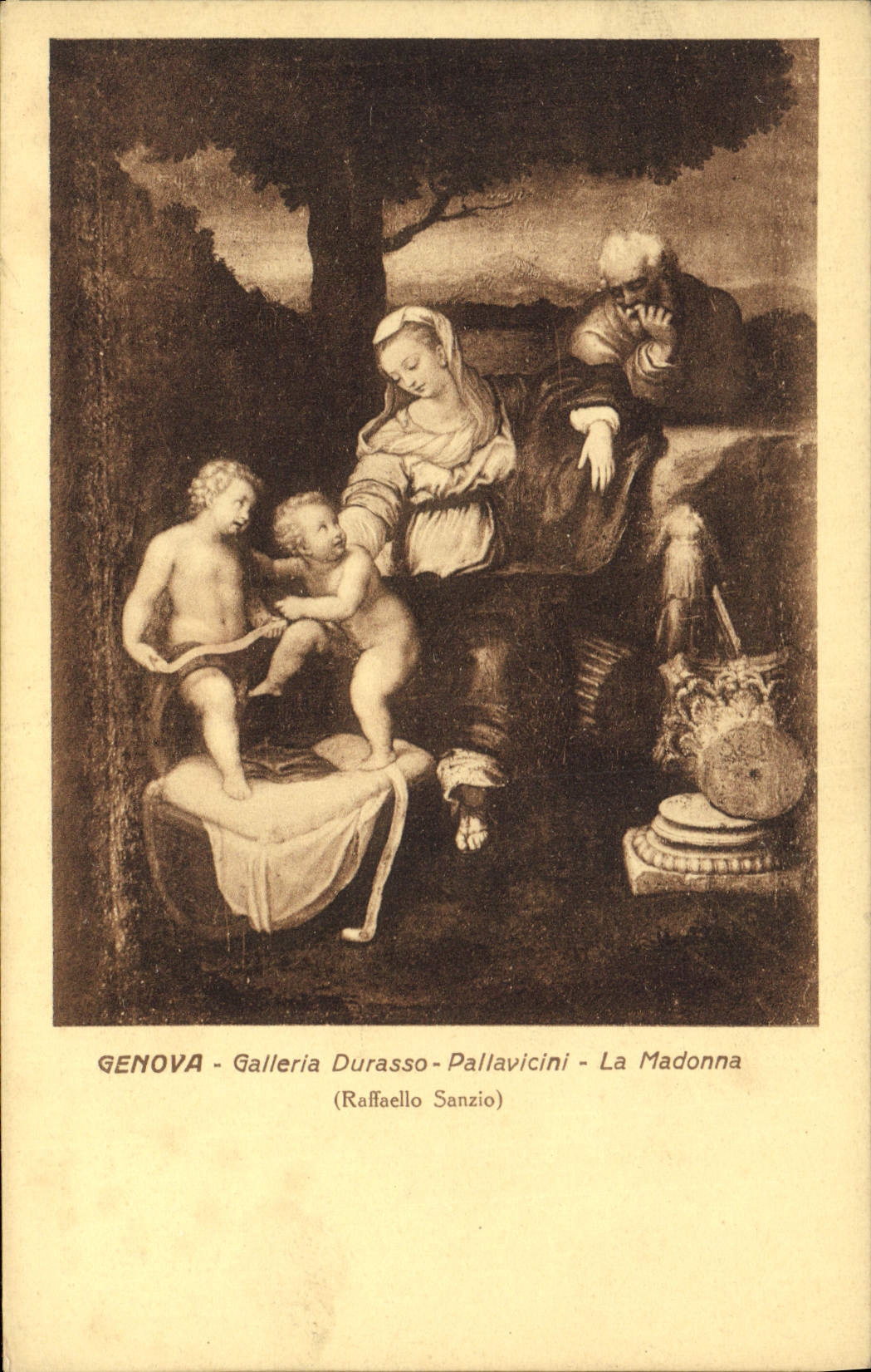 CPA Genova Galleria Duraso Pallavicini La Madonna 