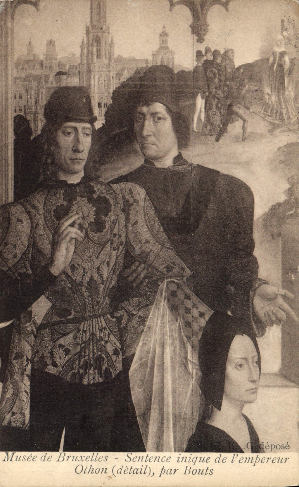 CPA Musee de Bruxelles Sentence inique de l'empereur Othon detail par Bouts 