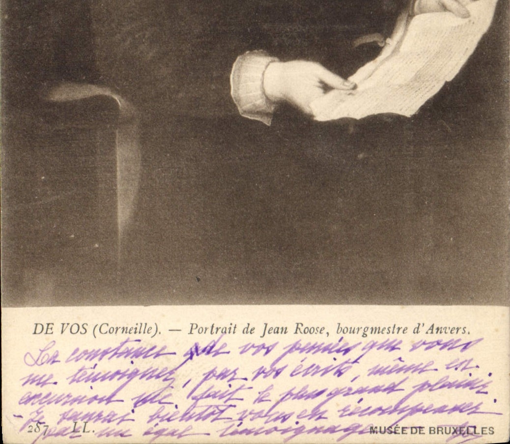 CPA De Vos Corneille Portrait de Jean Roose bourgmestre d'Anvers Musee de Bruxelles 