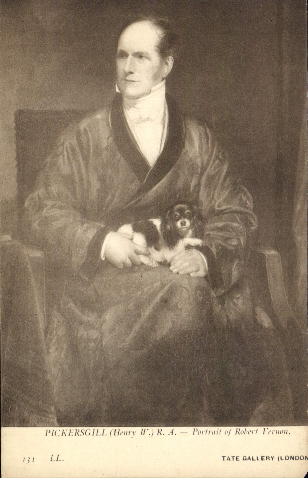 CPA Tate Gallery London Pickersgill Portrait of Robert Vernon 