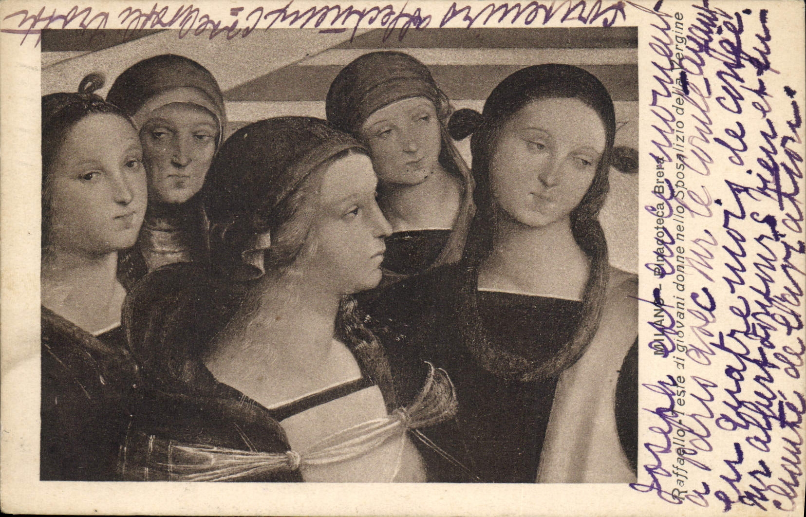 CPA Milano Raffaello l este di giovani donne nello 