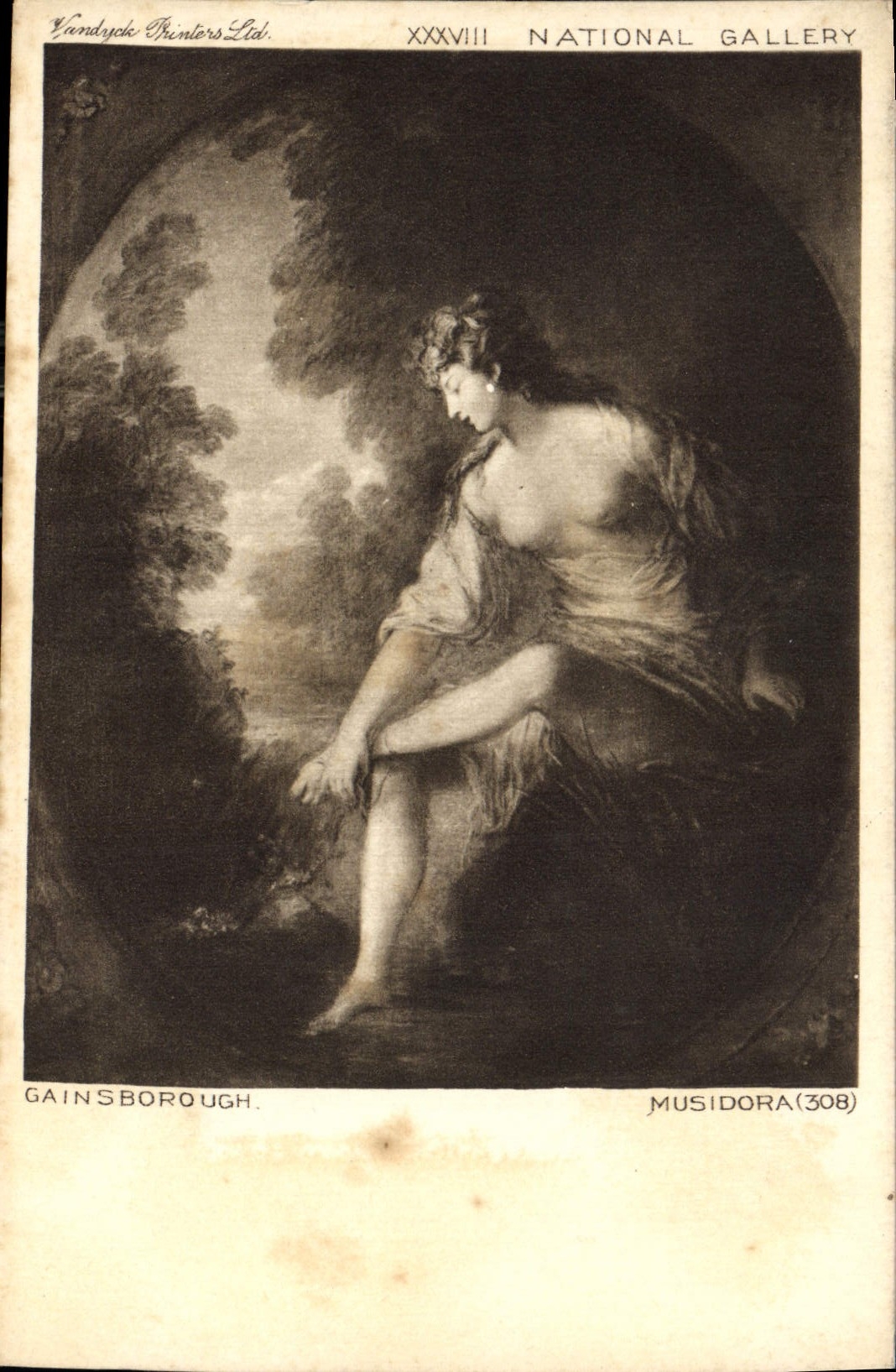 CPA National Gallery Gainsborough Musidora 