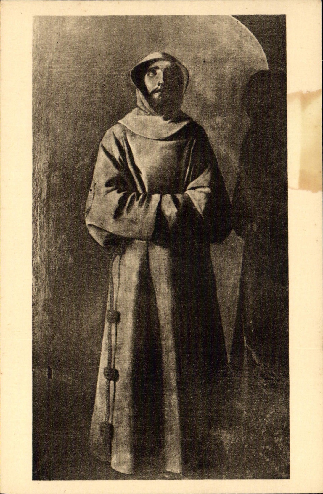 CPA Villandry Moine en extase par Zurbaran 