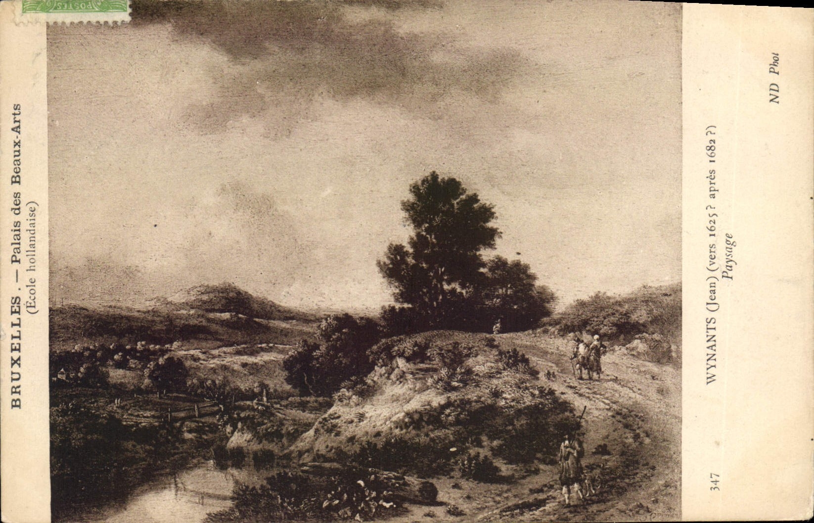 CPA Bruxelles Palais des Beaux Arts Ecole hollandaise 