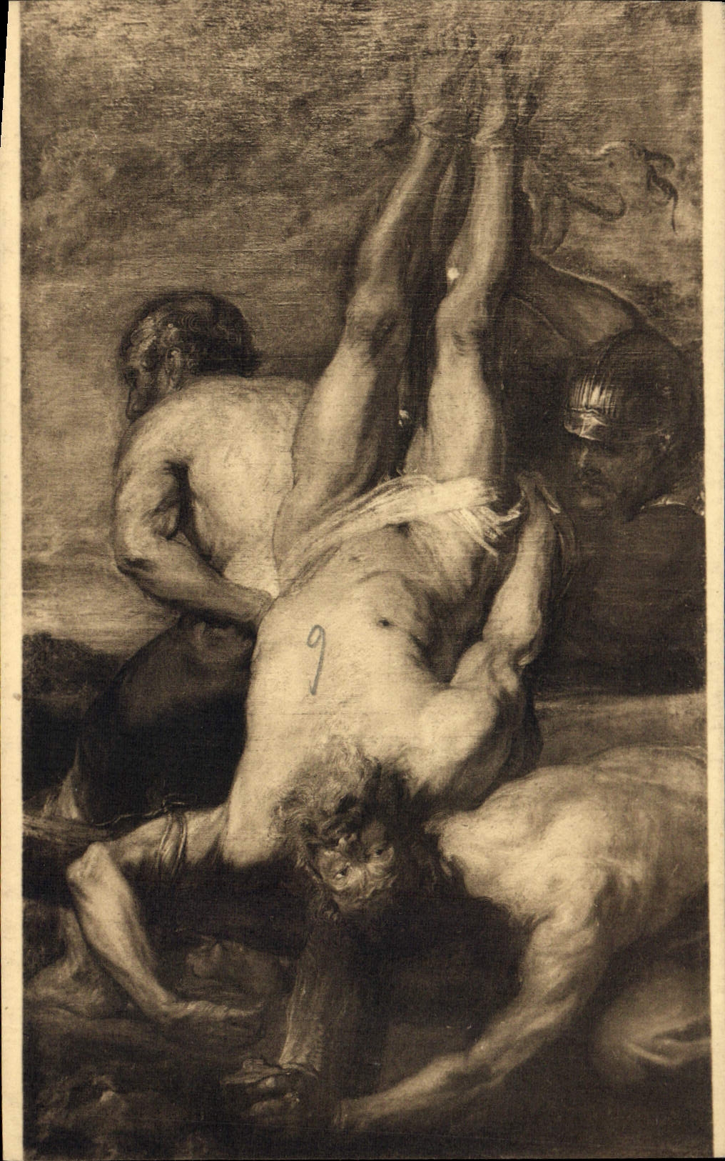 CPA A Van Dyck Le Martyre de St Pierre Musee de Bruxelles 