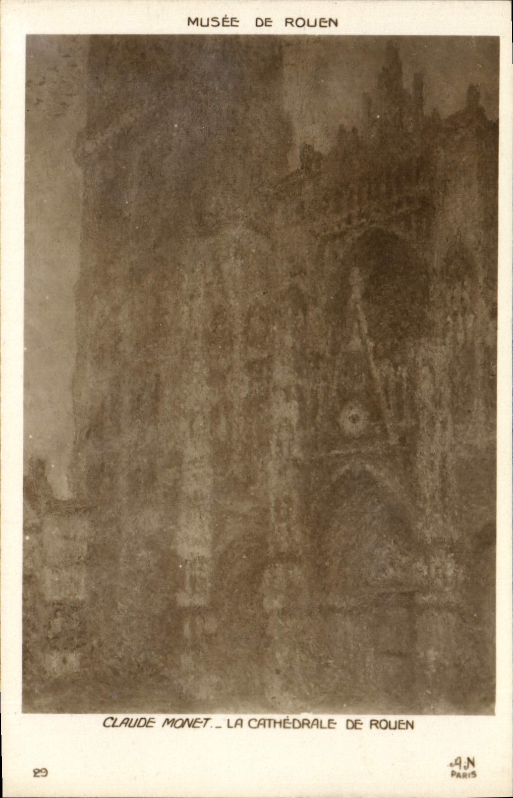 CPA Musee de Rouen Claude Monet La Cathedrale de Rouen 