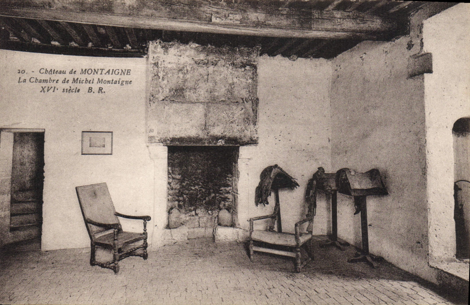 CPA Chateau de Montaigne La Chambre de Michel Montaigne