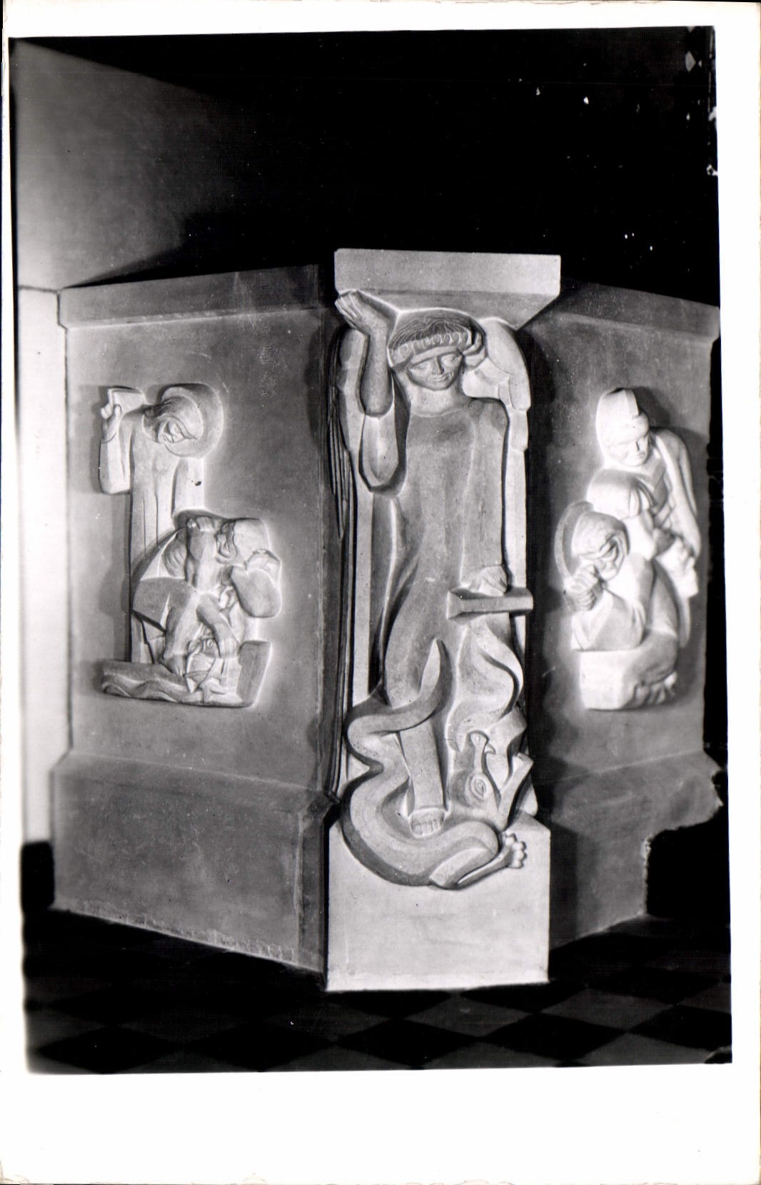 CPA Marly Saint Jacques Eglise Chaire Ambon