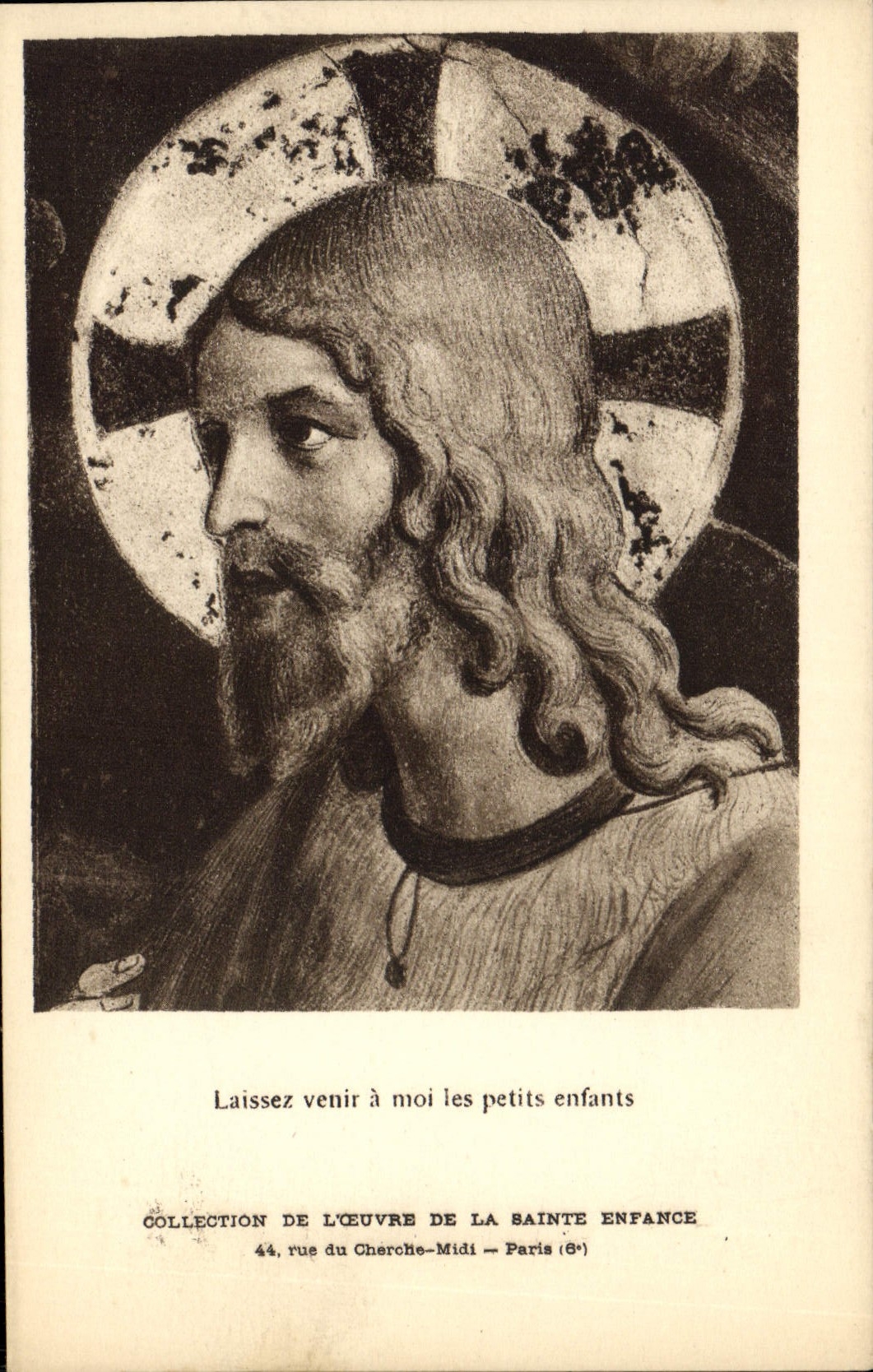 CPA Laissez venir a moi les petits enfants Collection de Louvre de la Sainte Enfance 