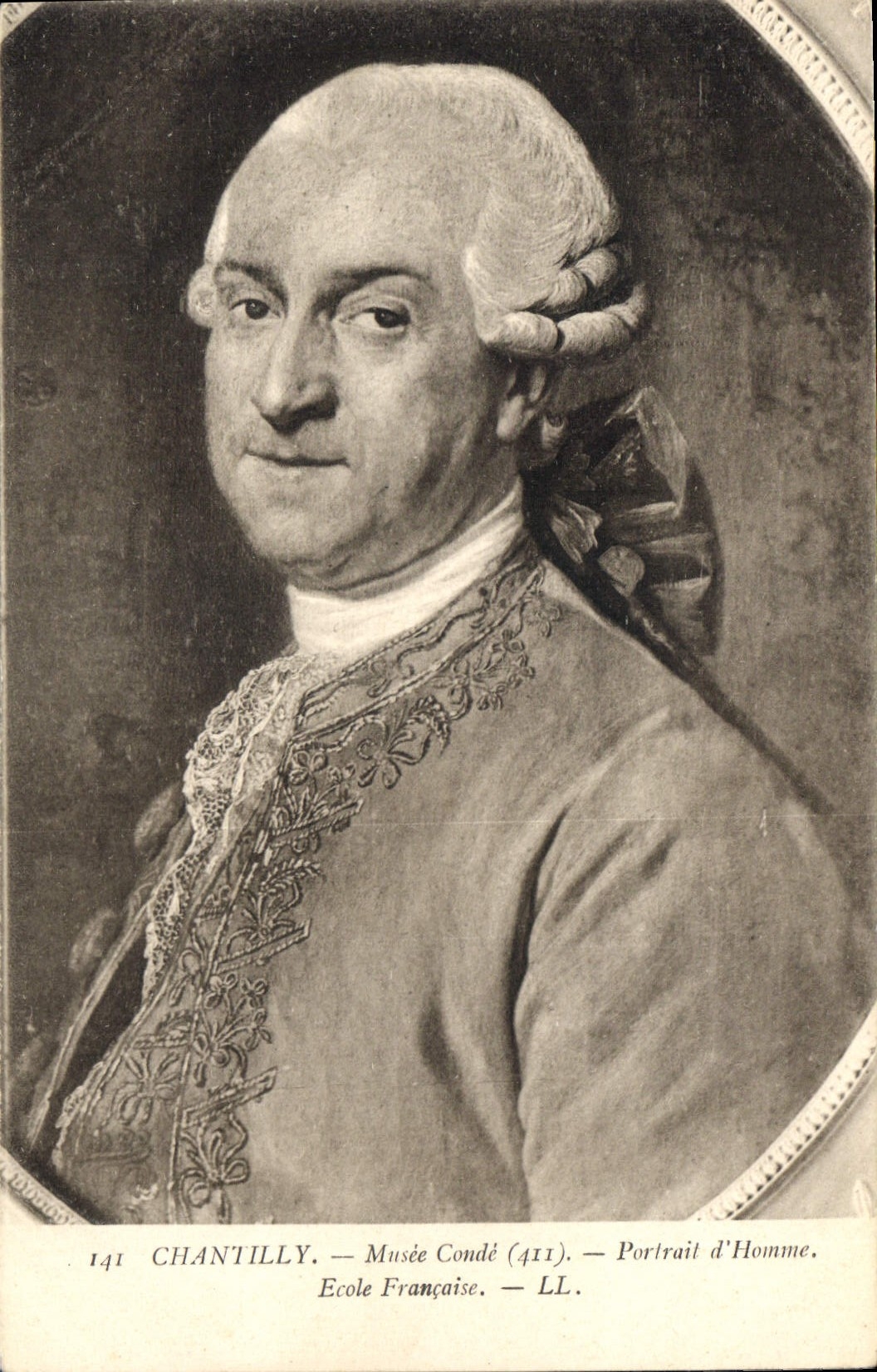 CPA Chantilly Musee Conde Portrait d'Homme Ecole Francaise 