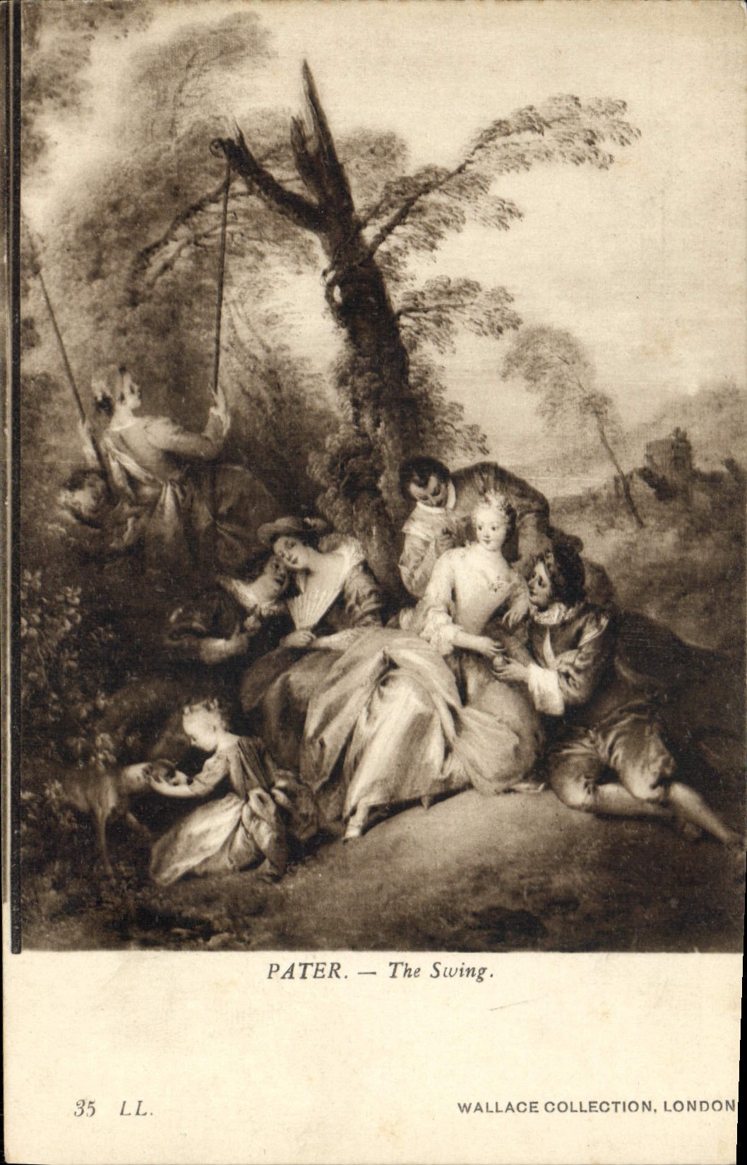 CPA Wallace Collection London Pater The Swing 