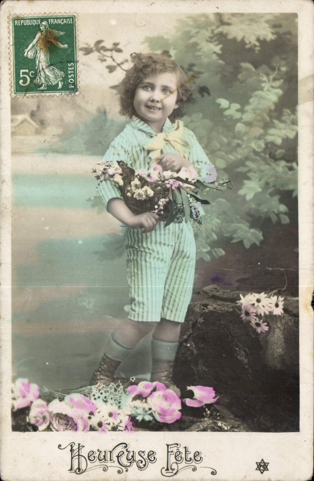 CPA Heureuse Fete Enfant