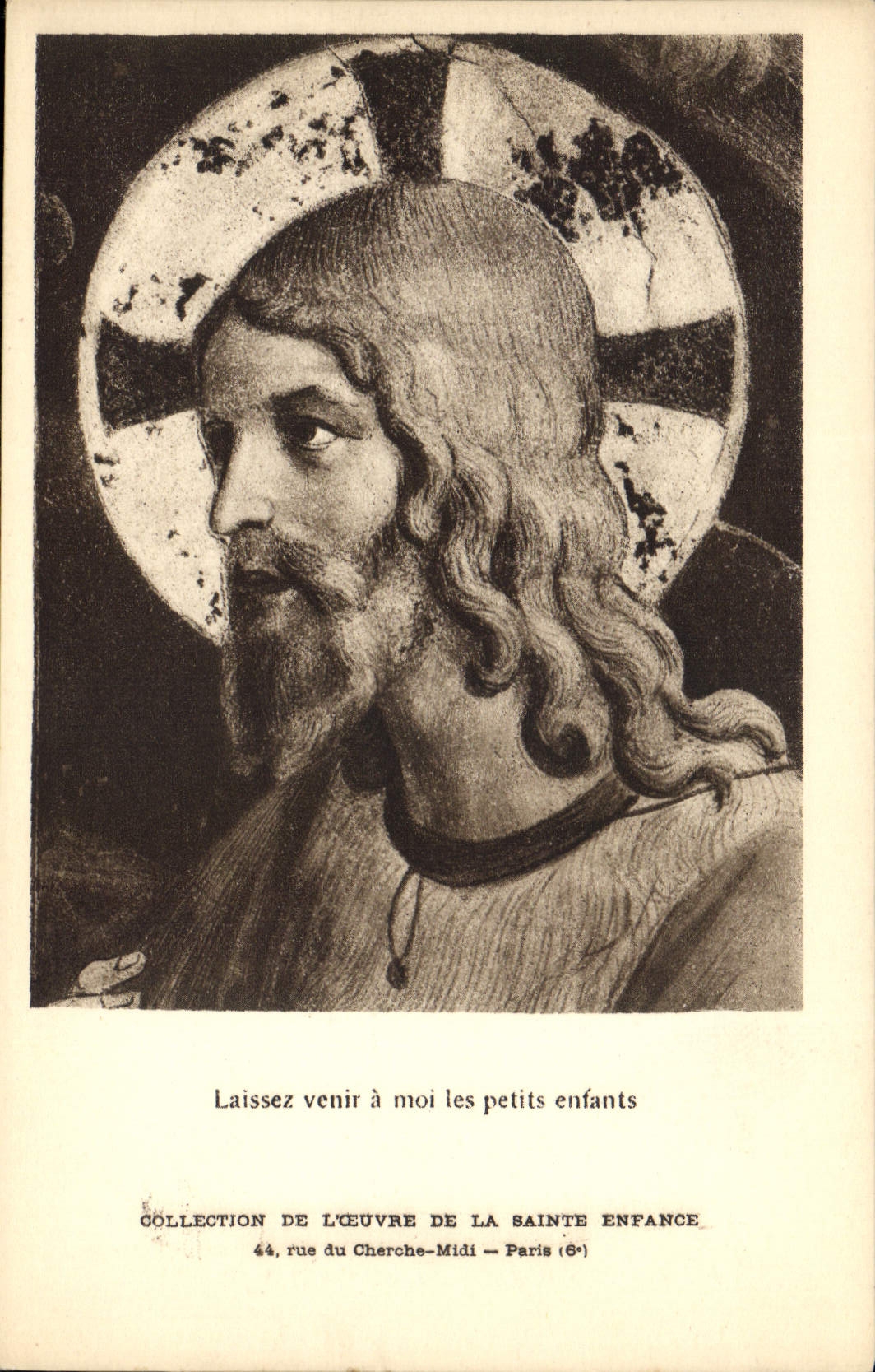 CPA Laissez venir a moi les petits enfants Collection de Louvre de la Sainte Enfance 