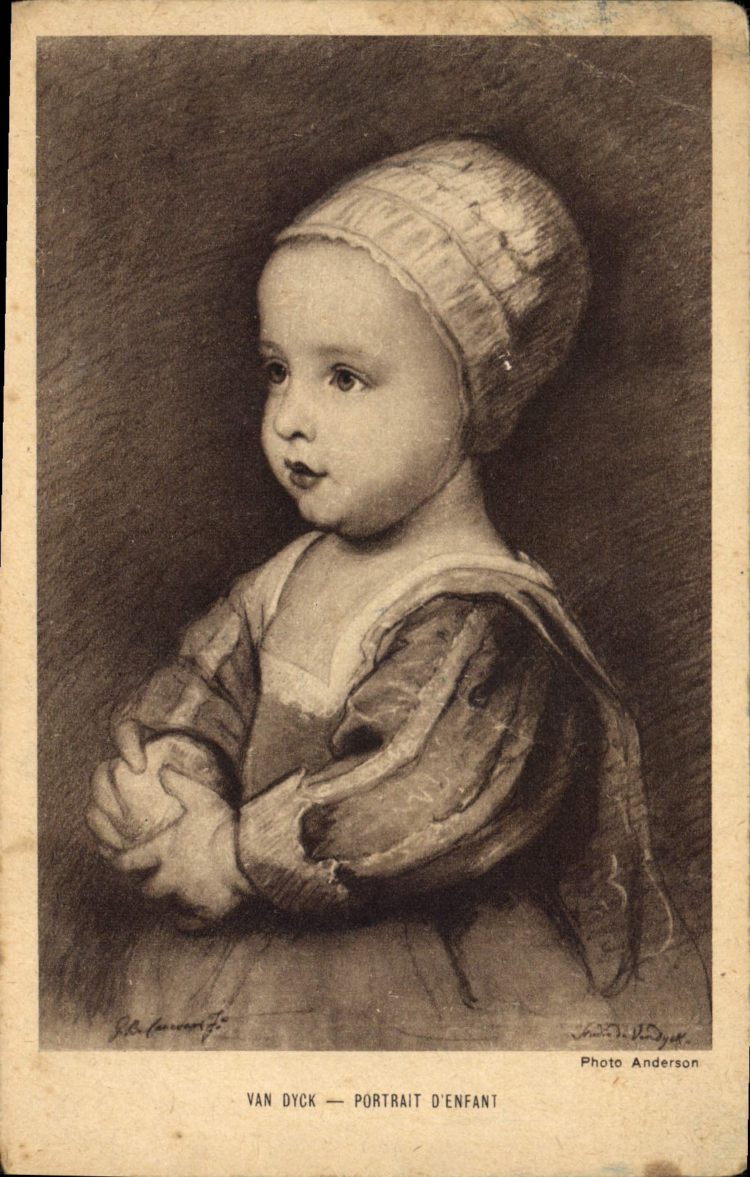 CPA Van Dyck Portrait d'Enfant 