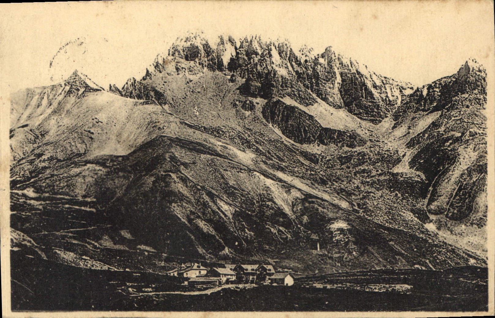 CPA Dauphine ND Col du Lautaret Le Grand Galibier