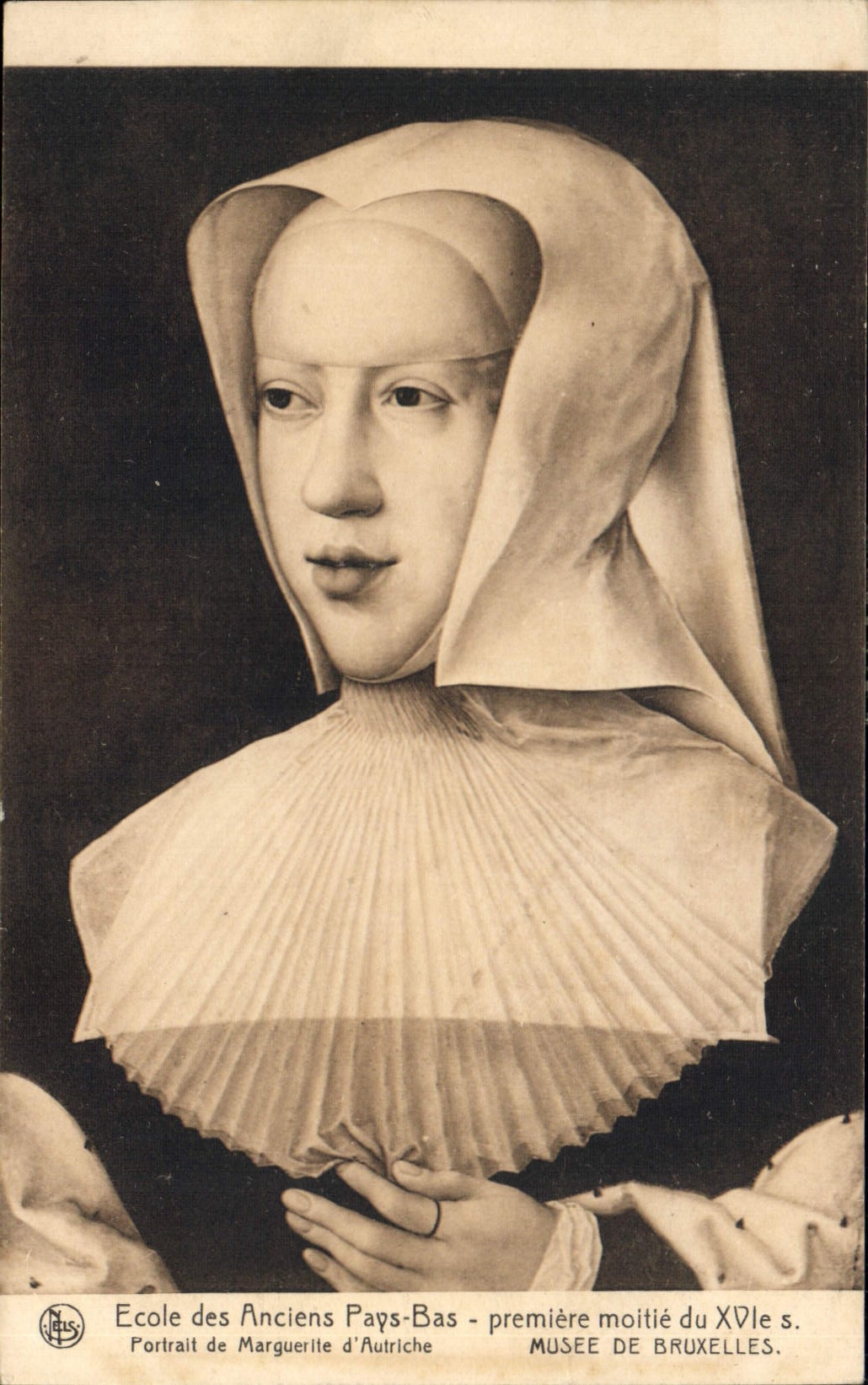 CPA Ecole des Anciens Pays Bas premiere moitie du XVI Musee de Bruxelles 