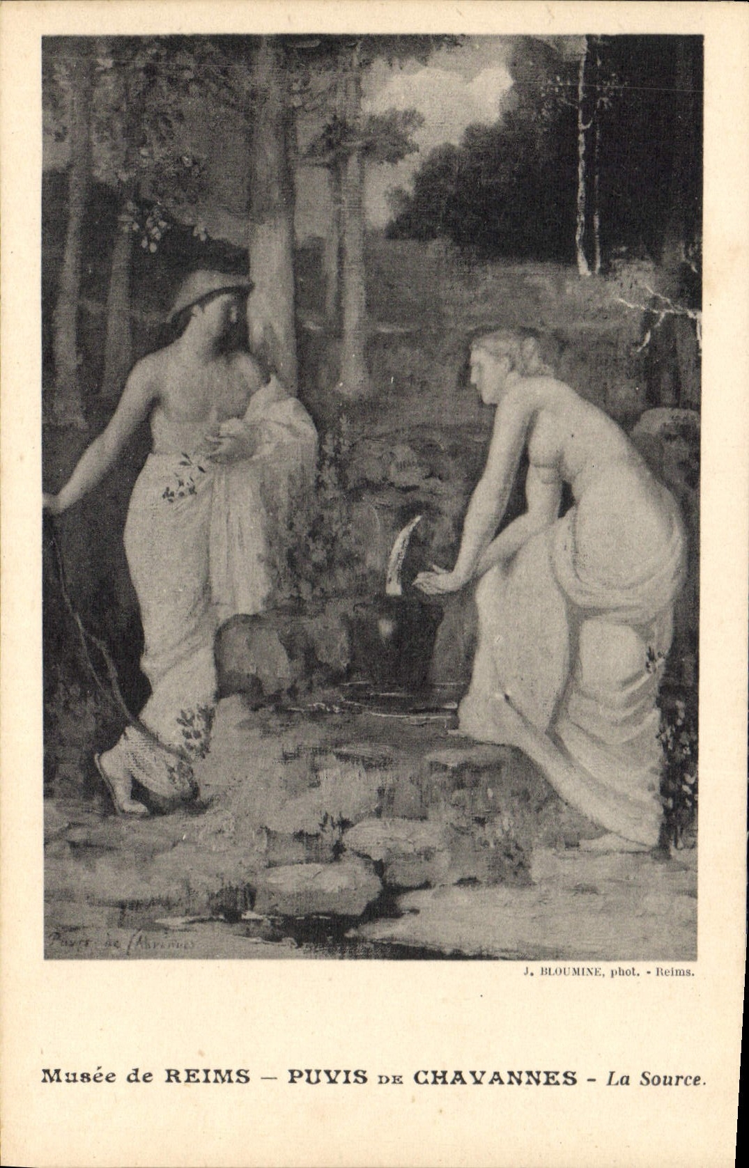 CPA Musee de Reims Puvis de Chavannes la Source 