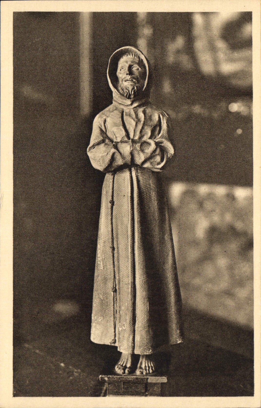 CPA Chateaux de la Loire Villandry St Francois d'Assises sculpture en bois par Alonso el Cano 