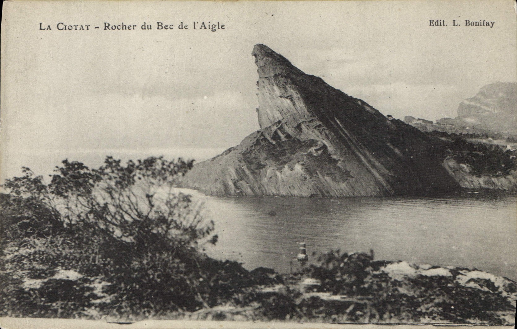 CPA La Ciotat Rocher du Bec de l'Aigle
