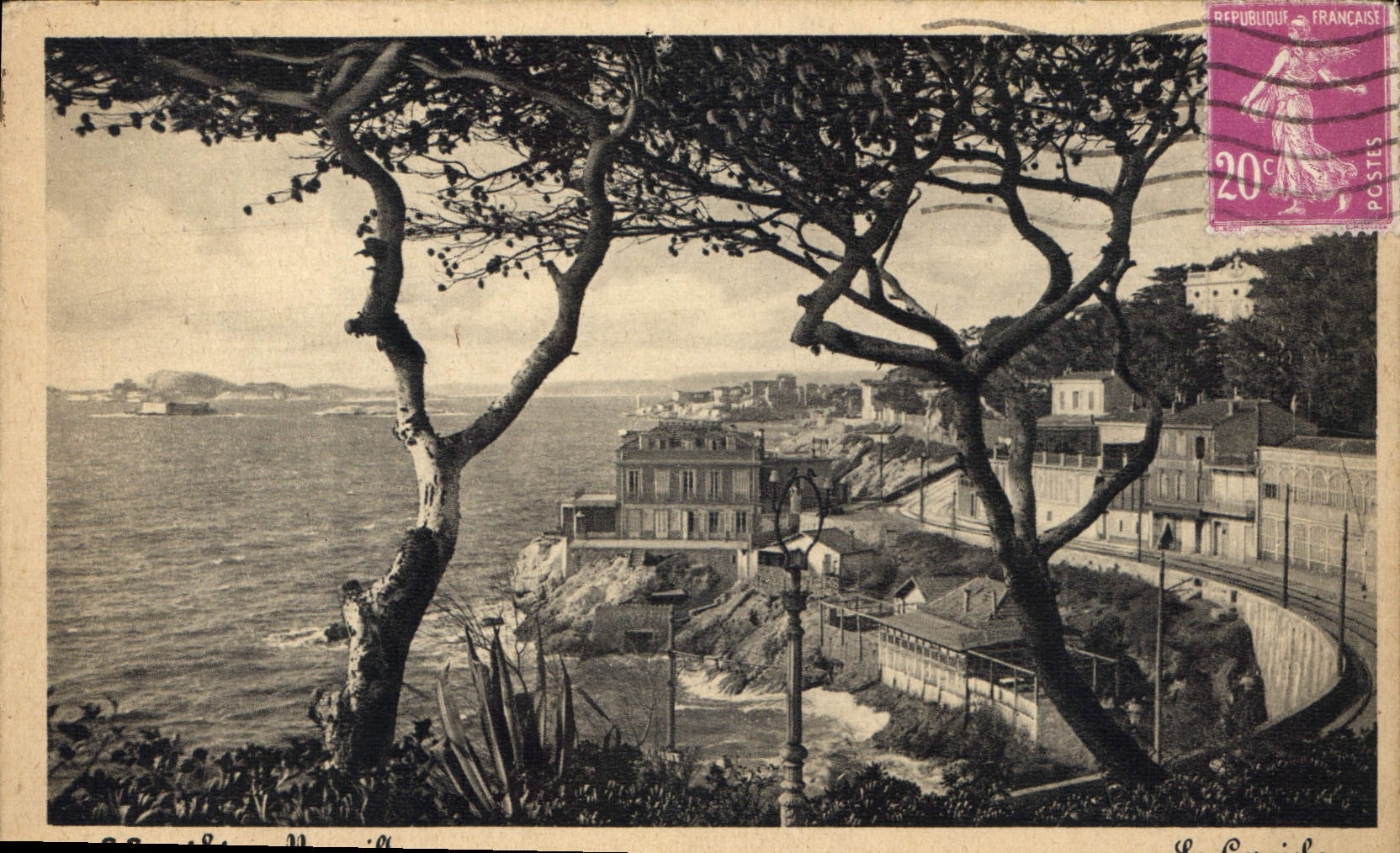 CPA Marseille La corniche