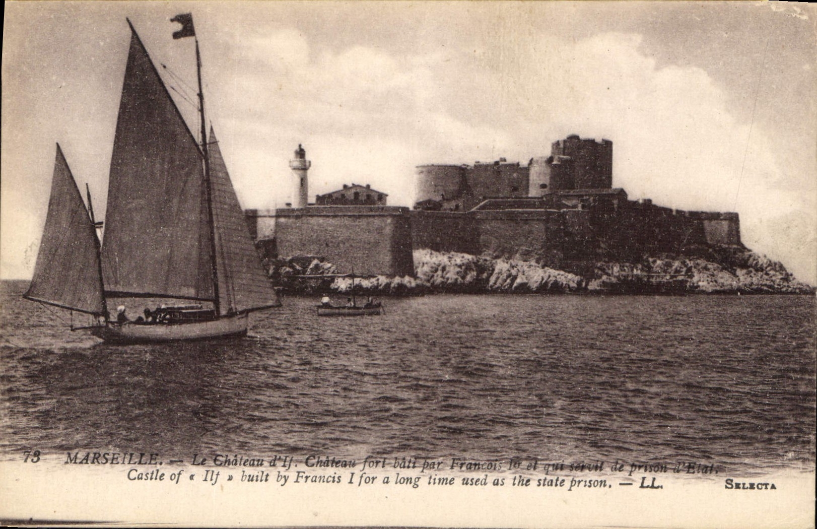 CPA Marseille le Chateau d'If Chateau Fort Bati par Francois Ier 