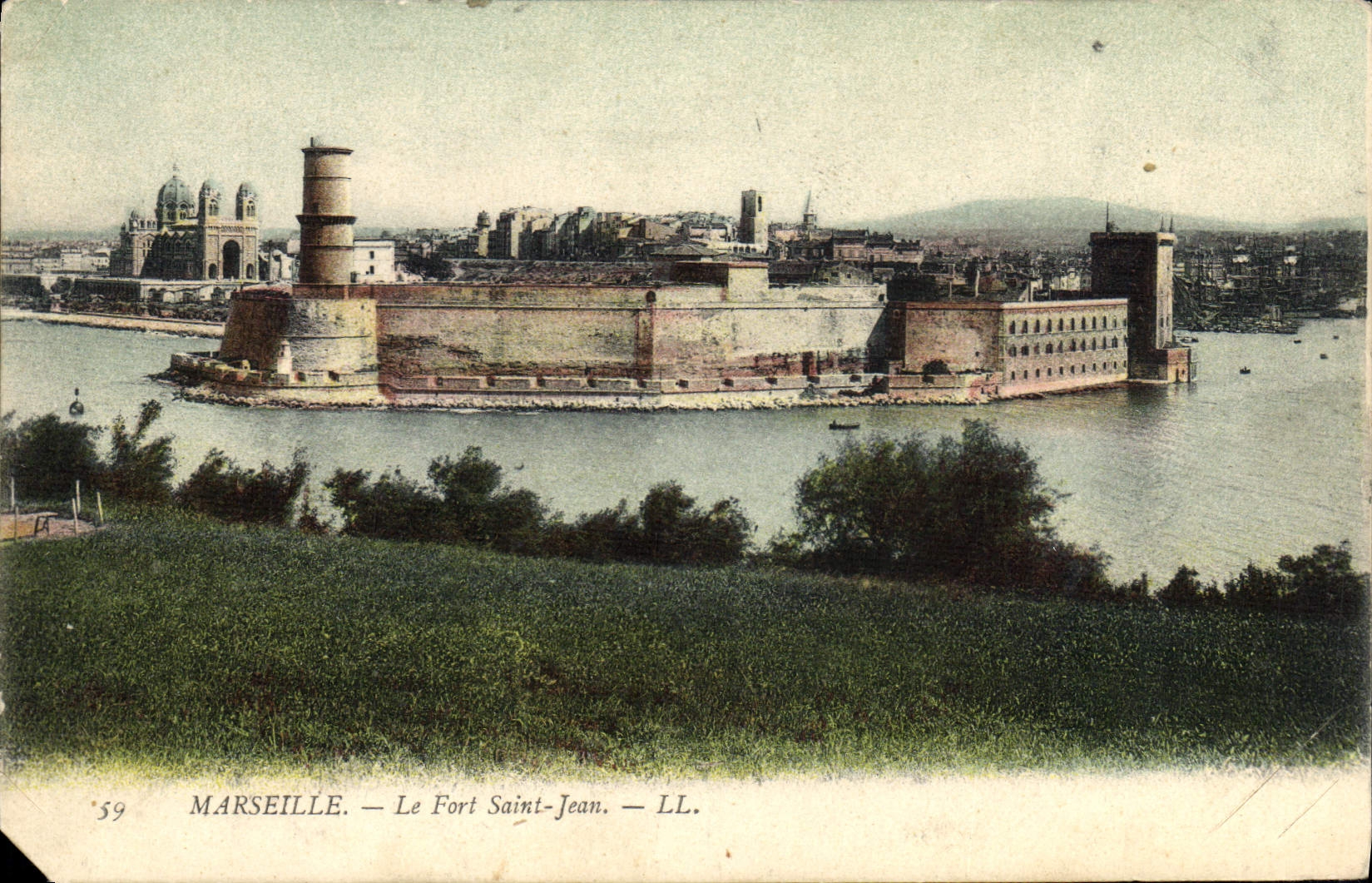 CPA Marseille le Fort Saint Jean 