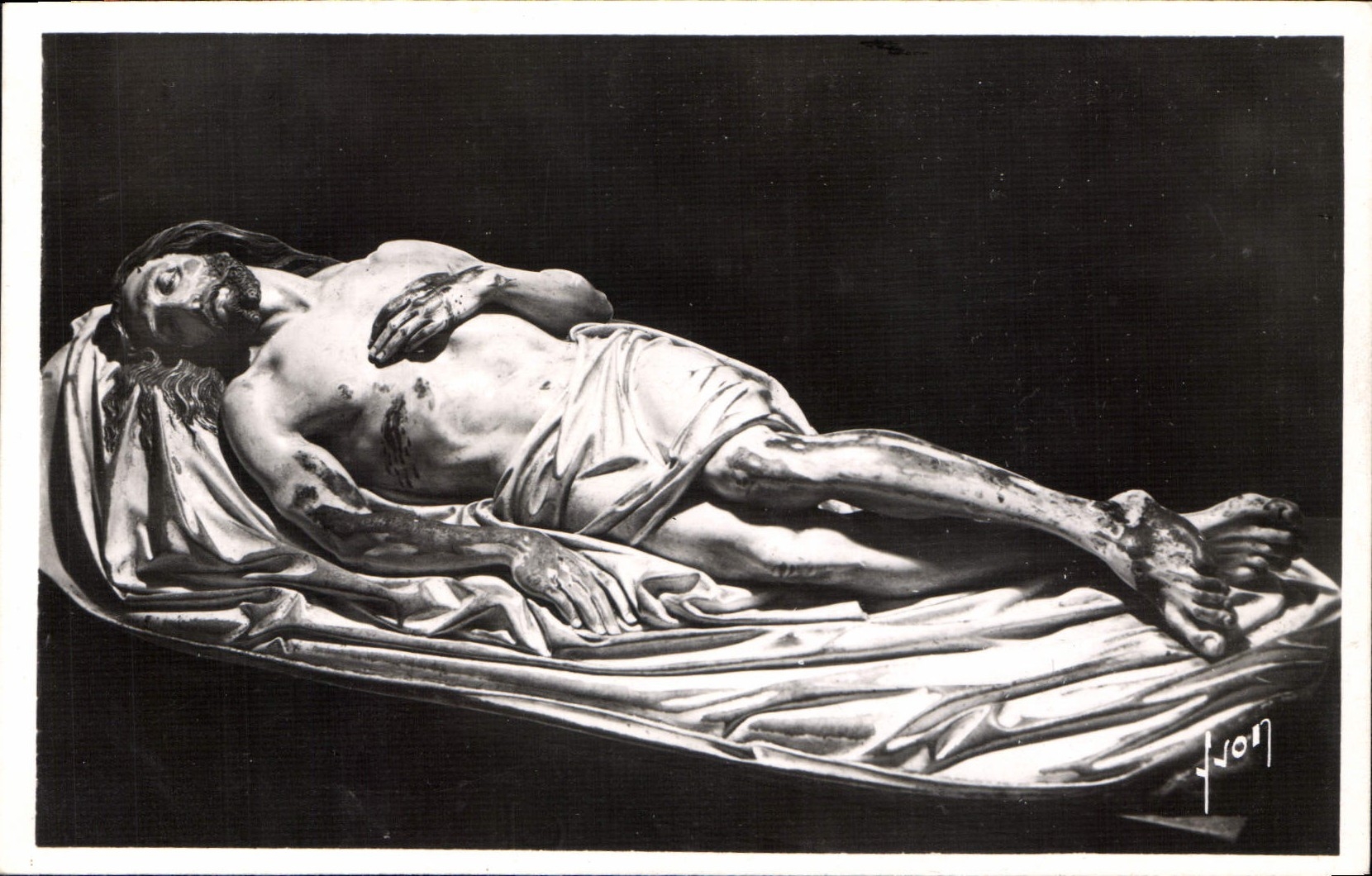 CPA Marseille Bouches du Rhone Notre Dame de la Garde le Christ au Tombeau 