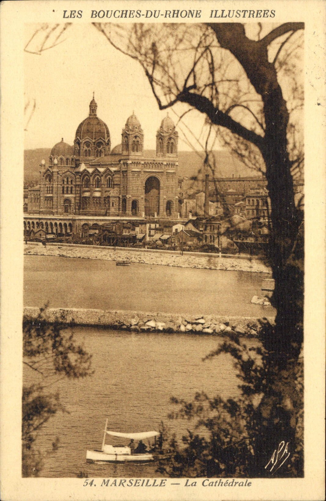 CPA Les Bouches du Rhone Illustrees Marseille la Cathedrale 