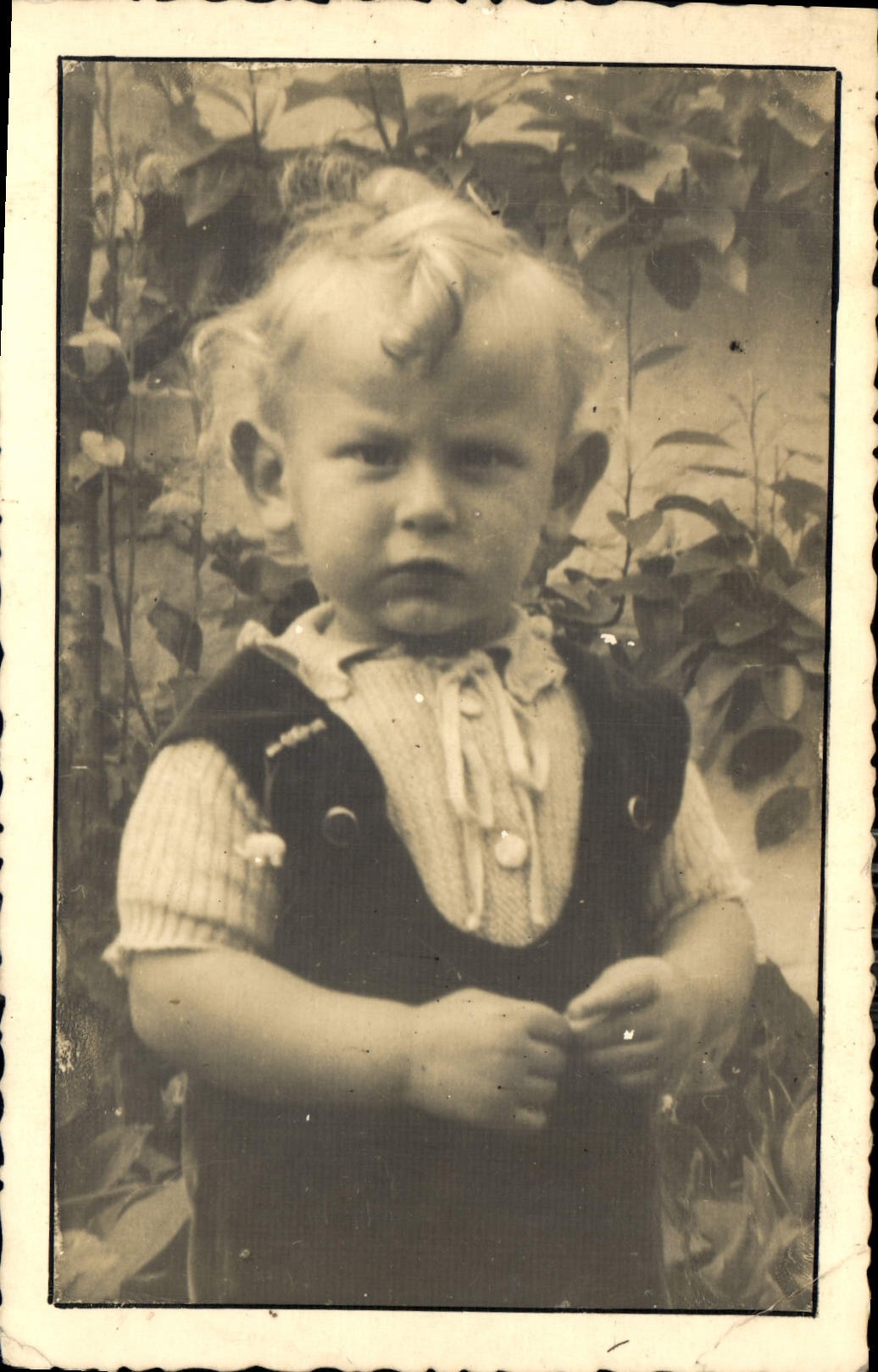 CARTE PHOTO Michel Enfant