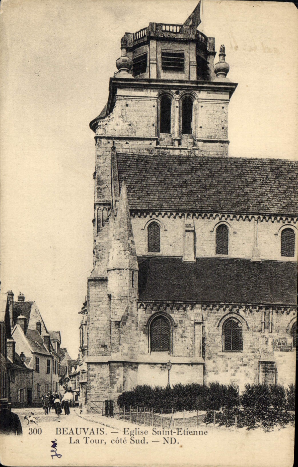 CPA Beauvais Eglise Saint Etienne la Tour Cote Sud