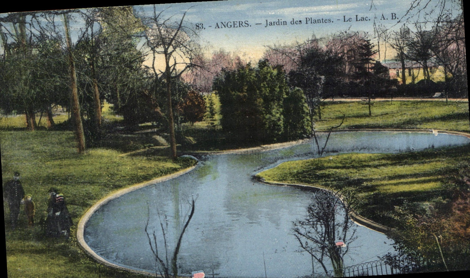 CPA Angers Jardin des Plantes le Lac 