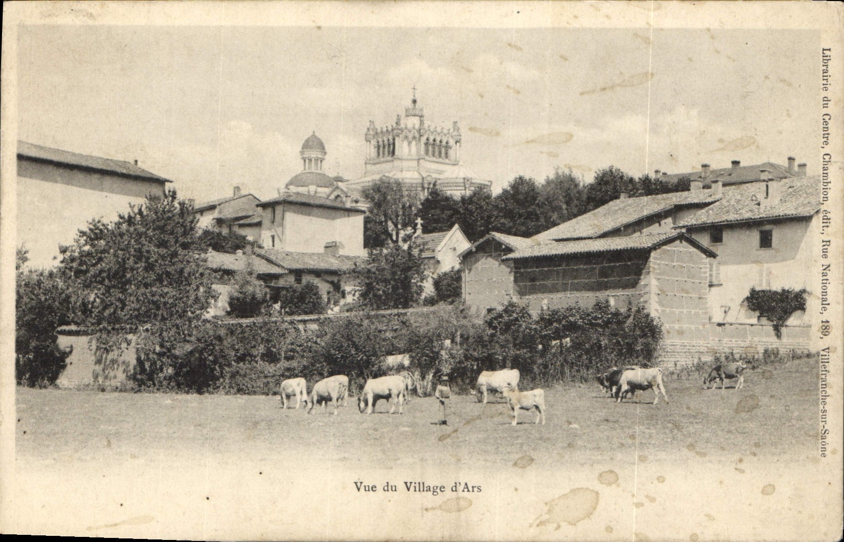 CPA Vue du Village d'Ars 