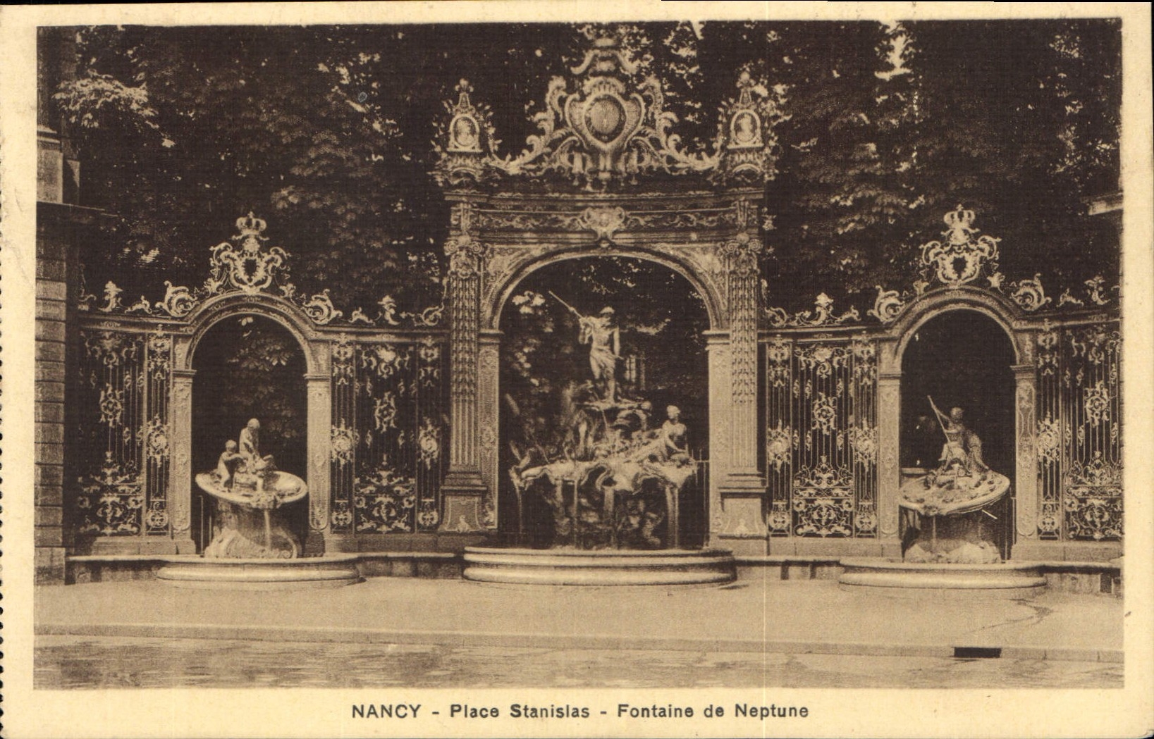CPA Nancy Place Stanislas Fontaine de Neptune 