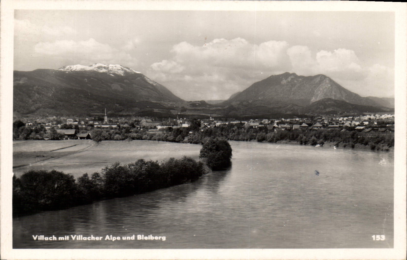 CPA Villach mit Villacher Alpe und Bleiberg 