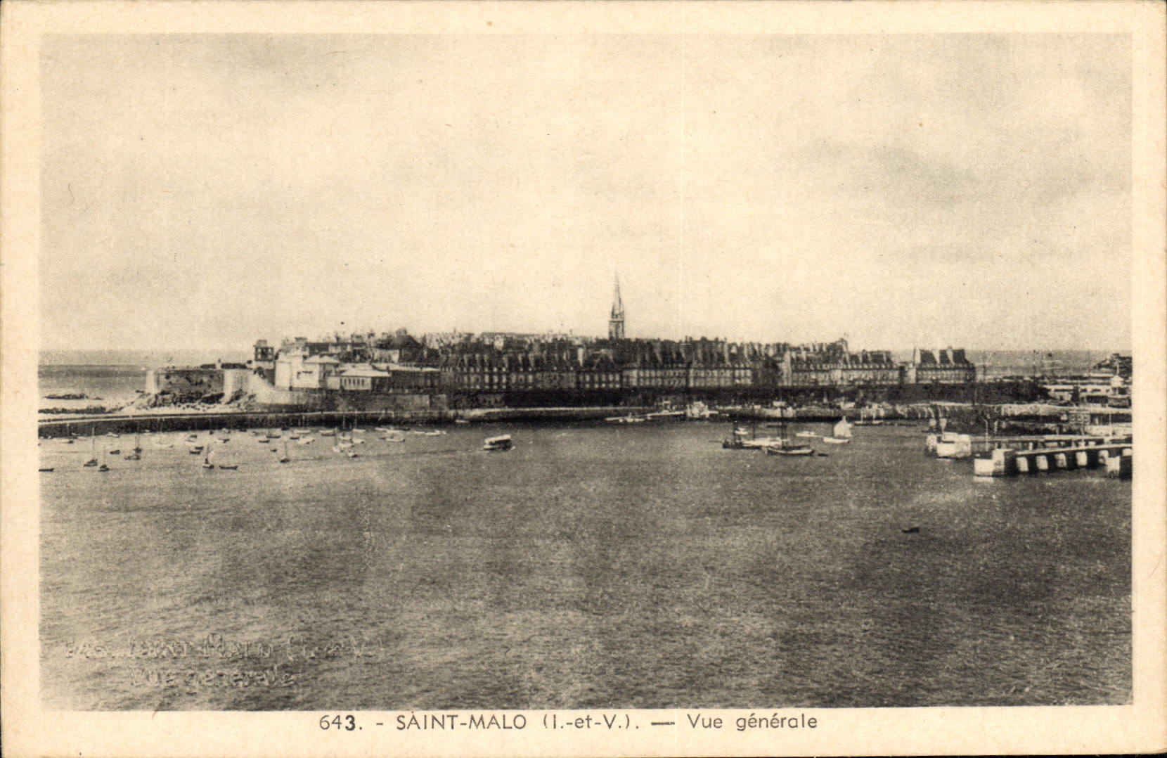 CPA Saint Malo I et V vue generale 